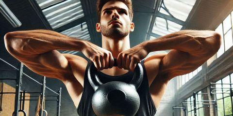 壺鈴(Kettlebell)起源於俄羅斯,最早可追溯到18世紀,原本作為農作物與貨物秤重的砝碼,後來被用於大力士的表演。到了19世紀,壺鈴開始被俄羅斯軍隊用於體能訓練,並逐漸成為一種受歡迎的健身工具。它不同於啞鈴,它具有一個重量較輕的手把,易於抓握,再連上一個如茶壺形狀的重鐵塊。壺鈴訓練結合了力量、耐力和爆發力的元素,能夠達到全身性的鍛練效果。